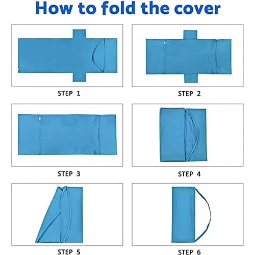 Morbuy Portable Solid Color Beach Towel, Beach Chair Cover Towel, Sun Lounger Beach Towel with Pockets, Microfiber Chaise Lounge Towel Cover for Summer Outdoor Garden Pool Vacation Travel (Red) — view 6