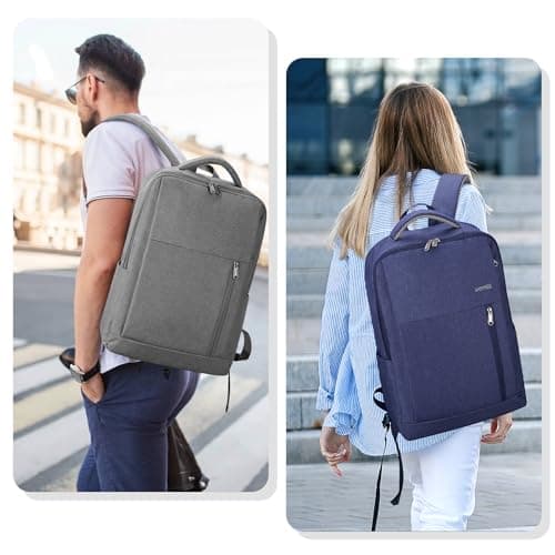 HOMIEE Laptop Travel Backpack 17.3 Inch, Business Laptop Bag Men Anti Theft — view 6