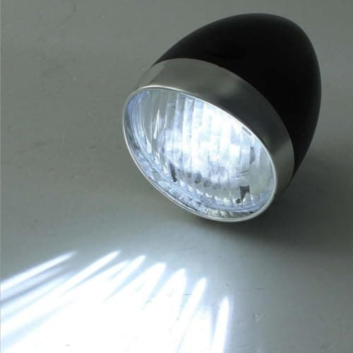 Honseadek Retro Bicycle Headlight with 3 LED Front Light, Sturdy — view 4