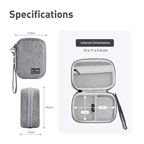 GL.iNet Router Case, EVA Hard Shell, Water-Resistant and Shockproof, Grey — view 2