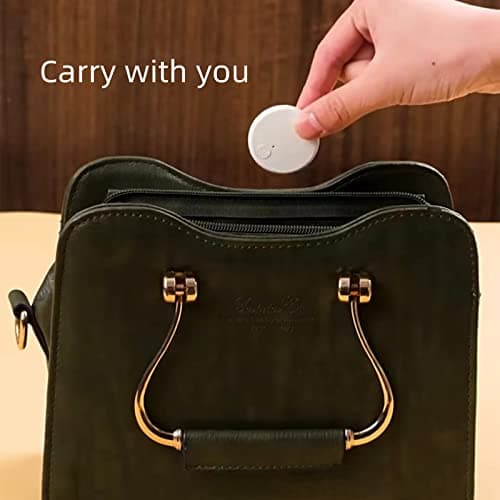 Key Finder, Bluetooth Item Locator Mini GPS Tag Live Tracking on Free App Bluetooth 5.0.Key Finder for Wallets Pets Lggage Child Locators Finder Anti-Lost Tag Compatible with Android iOS, Black — view 6