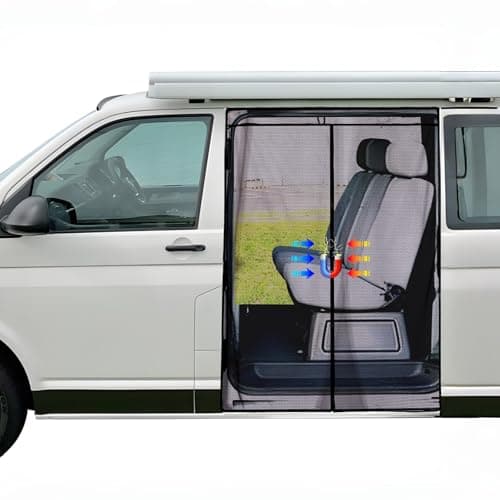 Magnetic Mosquito Net for VW T5 T6 Side Sliding Door - Car Fly Screen