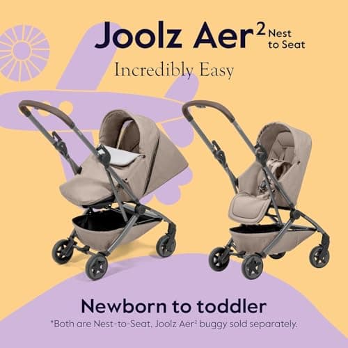 Joolz AER2 Nest to Seat for Newborn to Toddler – Easy One-Hand Fold — view 5