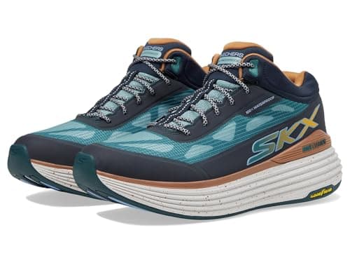 Skechers Women's Waterproof Hiking Shoes, Navy Blue Teal, 9