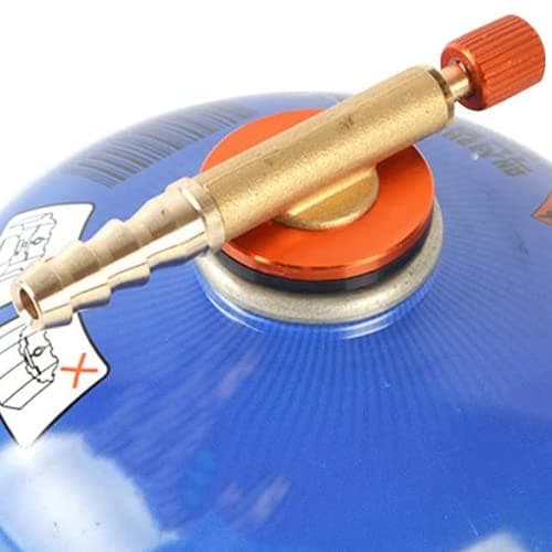 Valve Caps Camping Gas Refill Adapter Universal Brass Stove Burners Switching Valve Regulator for Outdoor Camping — view 4