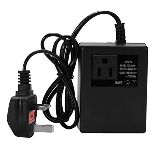Snner Intelligent Power Adapter 200W AC 220V to 110V Step Down Transformer Voltage Converter Style 1