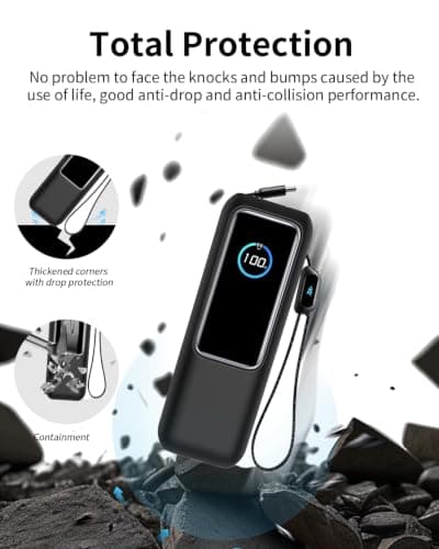 toergy Silicone Case for Anker 25000mAh 165W Power Bank, Protective Cover — view 5