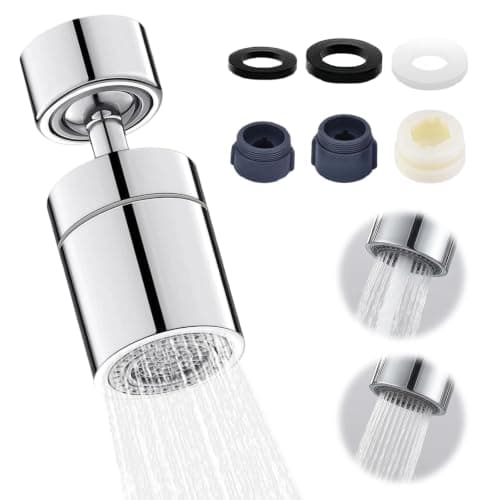 Kitchen tap Spray Head, 360° Swivel 2-Mode Universal Sink Faucet