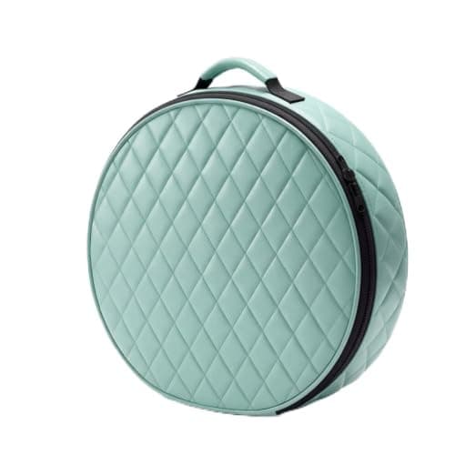 Large Capacity EV Cable Organizer Bag Wearproof Black(Leather Green Circle)