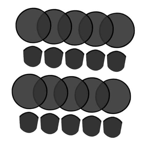 KiBcsLic 10 Pieces Foldable Flying Disc Fans, Foldable Folding Fans with Storage Bag, Beach Flying Disc, Handheld Cooling Fan for DIY Outdoor Games Activity Travel Birthday Wedding Party Favors — view 6