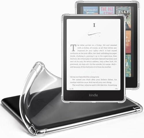 TQQ Case for 7" Kindle Paperwhite and Kindle Colorsoft, Clear