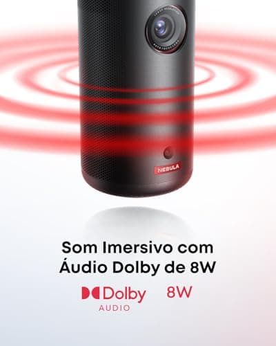 NEBULA Capsule 3 1080p Mini Projector, Smart 200 ANSI-Lumen Portable Projector with Official Google TV, Built-In Netflix, Dolby Digital, 120-Inch Picture, Built-In Battery with 2.5 Hours of Playtime — view 6