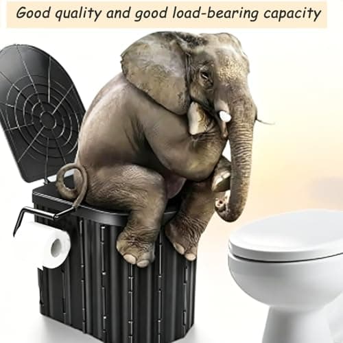 Collapsible Portable Toilet – 5-in-1 Outdoor Camping Toilet for Car, SUV, Campervan, Boat & Fishing – Lightweight Foldable Loo with Bucket for Travel, Hiking & Emergency — view 4