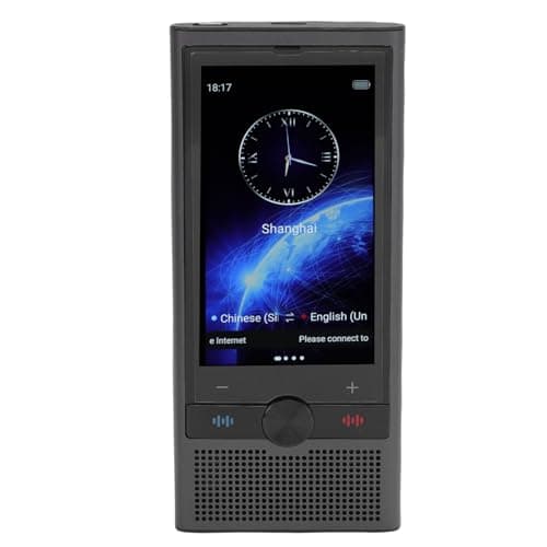 Pissente 138 Languages Translator Device, 3.5in Touch Screen