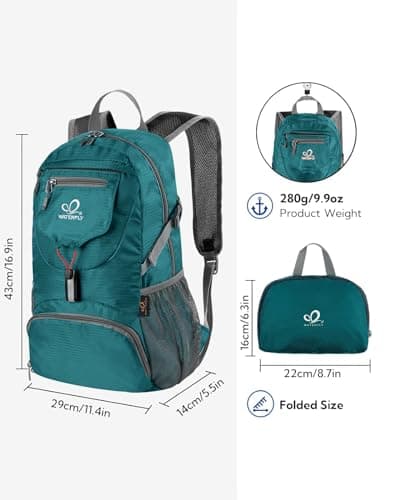 Waterfly Ultra Lightweight Foldable Backpack: 20L Packable Rucksack — view 3
