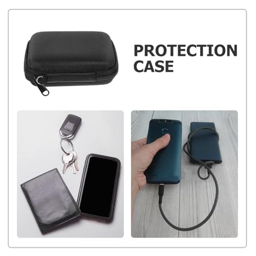 GALPADA Eva Cable Organizer Case for Data Cable and Headphone Black — view 3