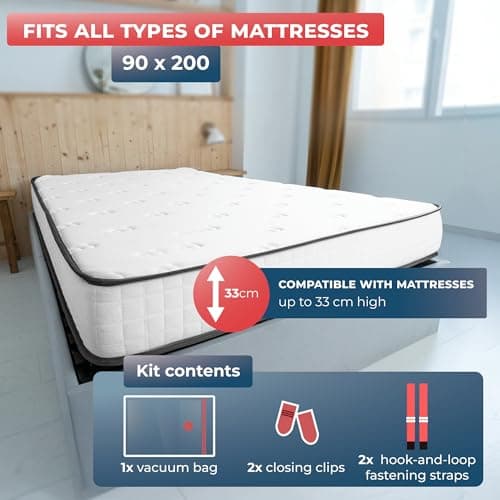Wrappybag Mattress Vacuum Bag - Storage Bag for Moving House Single — view 2