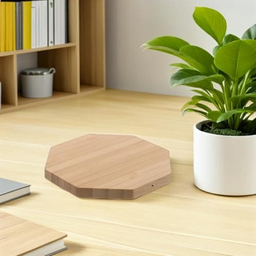 Wood Wireless Charger 10w Fast Charging Pad for Office Travel — view 5