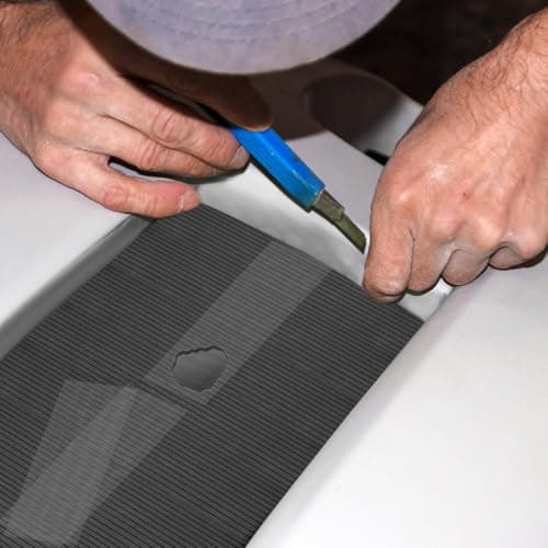 SHINEOFI 5Pcs Bumper Repair Kit Mesh Stainless Steel Mesh Screen for Car Bumper Repair and Plastic Filler Welding, 5.9 X 1.97 Inch — view 3
