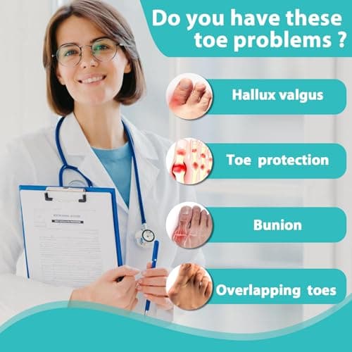 Hallux Valgus Socks L Size with Anti Slip Strips Toe Support Foot Care — view 6