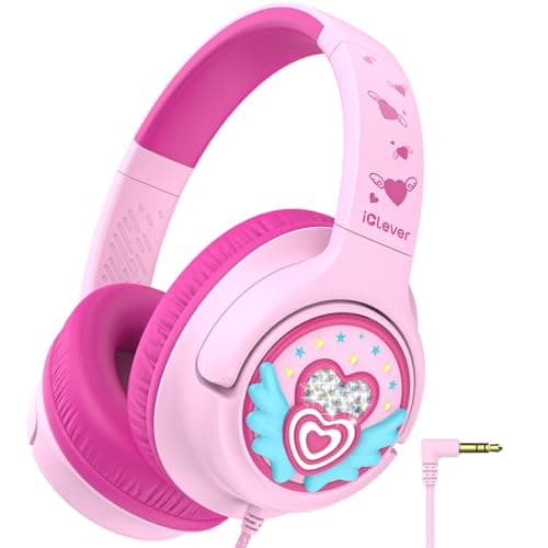 iClever Kids Headphones Wired 3.5mm, Boys Girls Headphones for Kids