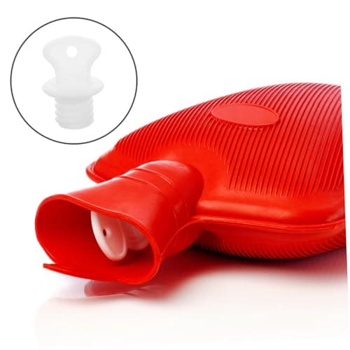 EXAOMBLE 4pcs Thermal Water Bag Lids Hot Water Bottle Rubber Sealing Top Easy to Clean Maintain Temperature Elegant Design for Travel and Office Use — view 6