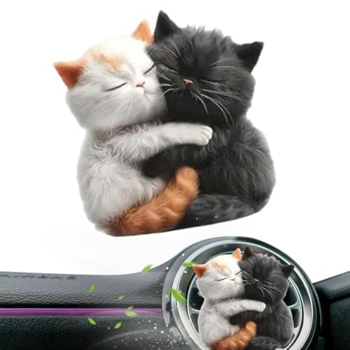 Air Freshener Car Vent Clips Cute Cat Decorative Vent Fan Odor Eliminator — view 6