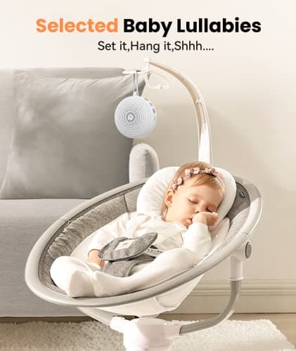 Dreamegg D11MAX, Portable White Noise Machine for Baby & Adults, White — view 5