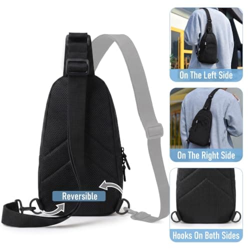 Supcomsta Anti Theft Crossbody Bag for Men Women Shoulder Bag Sling Bag — view 5