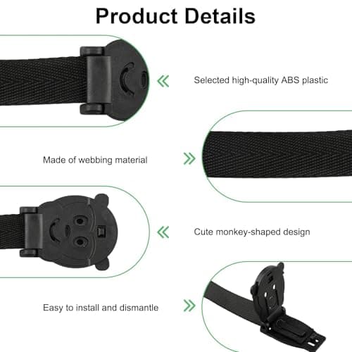 2 Pack Baby Car Seat Straps Anti Escape for Car Seat, Stroller & High Chair — view 3