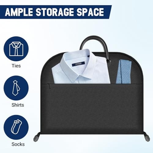 Suit Bags for Men 100 x 60 CM, Premium Oxford Fabric Garment Bags — view 5
