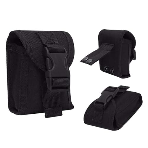 Tactical Molle Pouch Multifunction Waist Bag Men Waist Pack Belt Bag Waist Pouch for Outdoor Camping Hiking Black — view 5