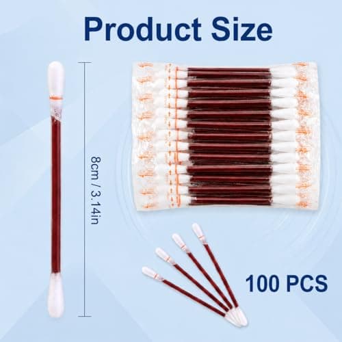 JOVIA 100-Pack Disposable Iodine Swabs, Individually Wrapped — view 2