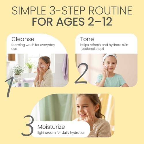 The Natural and Organic Family Kids Skincare Set - Rose Toner Face Wash — view 3