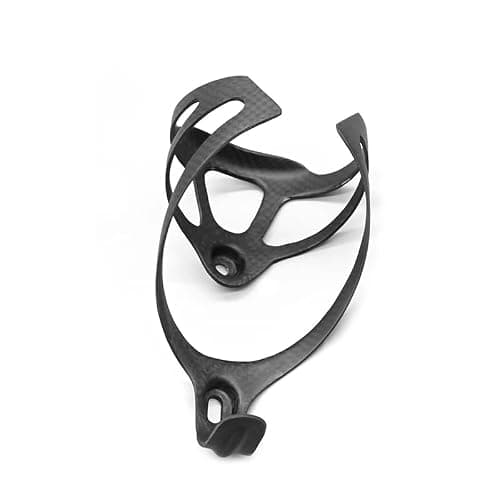 3K Full Carbon Fiber Water Bottle Cage, Ultralight 21.6g Bicycle Bottle Holder, Matte/Gloss Finish Bike Drink Cage for Road MTB Gravel Bike (3K Glossy) — view 5