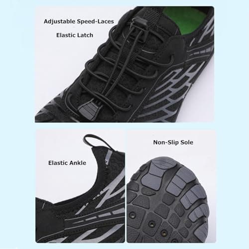 Hike Barefoot Shoes Womens Mens Walking Running Gym Trainers Wide Fit Non-Slip Lightweight Outdoor Swim Surf Water Shoes Orange — view 5