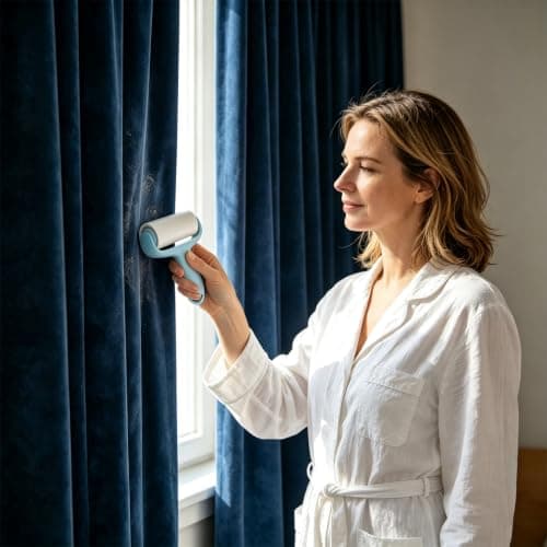 Ehuixinsheng Mini Lint Roller Set,Travel Lint Roller 2 Refill(Blue) — view 2