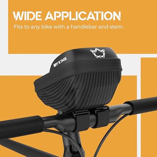 Byking Bike Phone Mount Waterproof Phone Holder for Bike Under 6.8" Smartphones, Phone Holder Bag, Universal Cycling Gifts for Men, Bicycle Accessories Bicycle Phone Holder Waterproof. — view 5