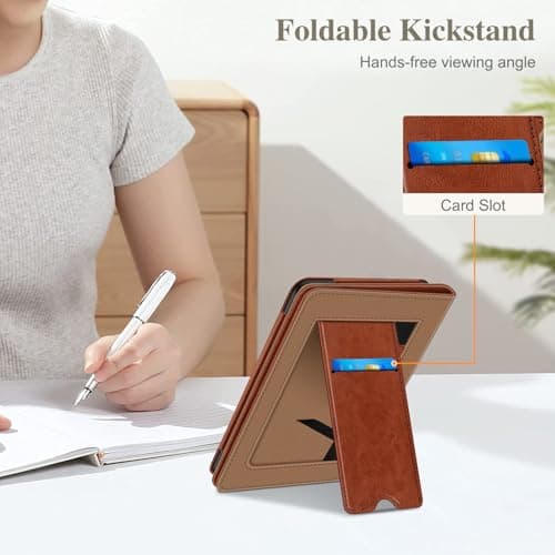 FINTIE Stand Case for Kindle Paperwhite 12th/11th Gen & Kindle Colorsoft — view 5