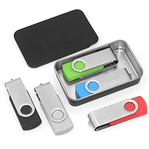 Gere 6 Pack Metal Rectangular Sliding Lid Tin Boxes Black, Containers Portable Box Small Storage Kit Home Organizer, Model 805015 — view 4