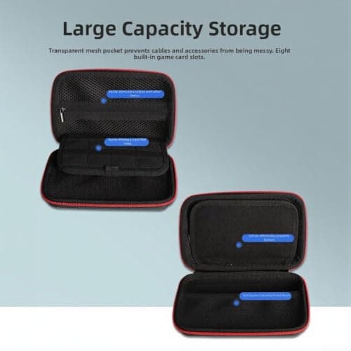 Waterproof Game Console Bag for 3ds XL Hard Shell Waterproof(Black) — view 6