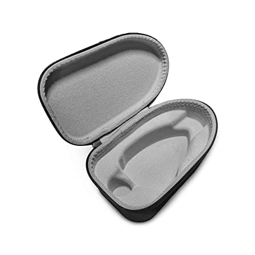 The Quilted Bear Mini Iron Case - Hardshell Case for Travel Mini Steam Irons with Soft Touch Padded Lining & Hardwearing Fabric Weave Covering (Black) — view 3