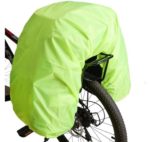 VAOLOAV 100L Rain Cover for Bicycle Basket Bicycle Bag Luggage Rack Waterproof Green