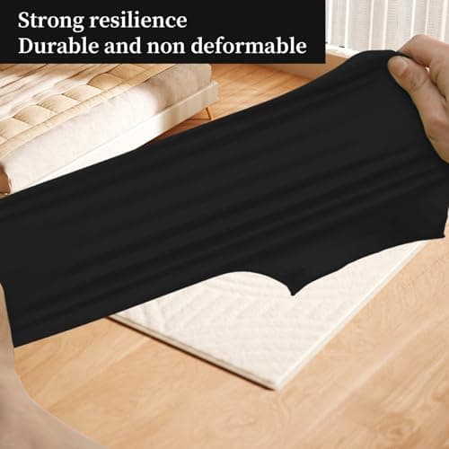 Godneei Foot Covers for Shoes, 5 Pairs Silicone Shoe Covers, Waterproof Shoe Covers Reusable for Men & Women, Non-Slip Shoe Protector Covers, Alternative to Shoe Covers Disposable, Black, Size L — view 4