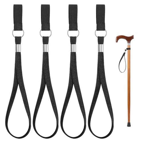 Sibba Walking Stick Wrist Strap 4 Pcs Cane Wrist Strap Crutch Straps Leash