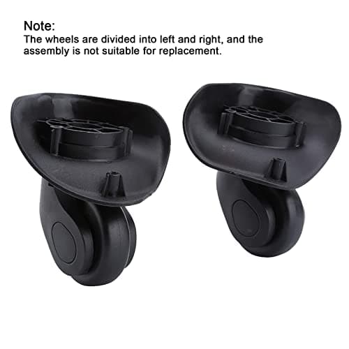 Kukyller 2PCS Luggage Replacement Wheels, Luggage Suitcase Wheel Suitcase Swivel Repair Caster Wheels Luggage Suitcase Swivel Wheels Suitcases Replacement Wheel for Trolley — view 5