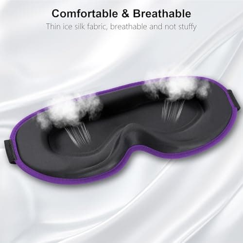Gritin 100% Blackout Sleep Mask for Women & Men-Zero Eye Pressure Eye Mask — view 6