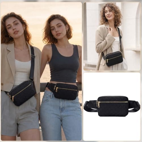Bumbag for Women,Bum Bag Fanny Pack,Waterproof Waist Bag — view 6