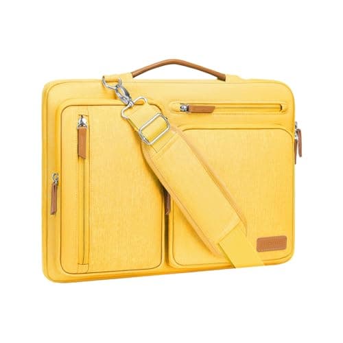 MOSISO Laptop Case 16 inch, 15.6 inch Laptop Bag Men Women, Yellow