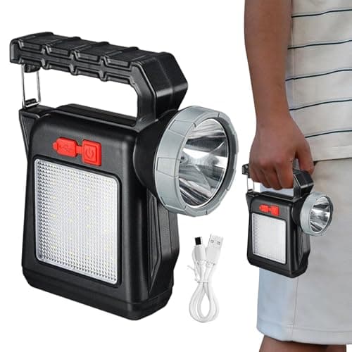 Solar Flashlight High Bright Waterproof Solar Powered Rechargeable